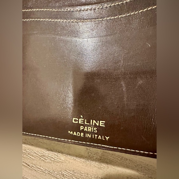 Vintage Celine Carriage Tri-Fold Long Wallet - Picture 8 of 9